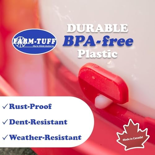 FARM-TUFF Plastic Easy Fill Poultry Waterer