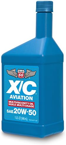 20W50 X/C Aviation Oil 1 Quart, 32. Fluid Ounces, 12 Pack