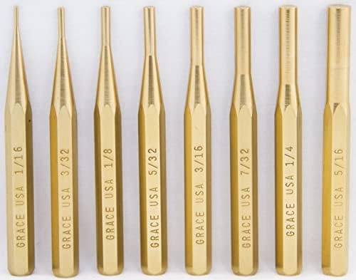Grace USAGrace USA Gun Care Brass Pin Punch Set