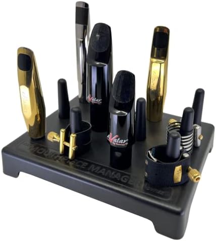 ROVNER Mouthpiece Manager for Displaying or Storing Saxophone and Clarinet Mouthpieces