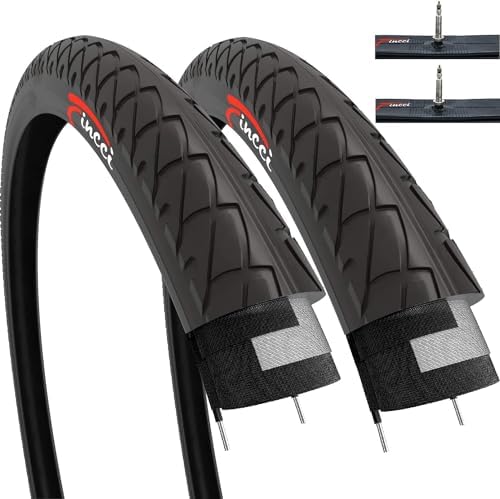 Set 26x2.125 City Bicycle Tire & Tubes Schrader/Presta - Foldable 54-559