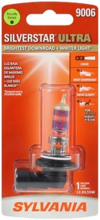 SYLVANIA - 9006 SilverStar Ultra - High Performance Halogen Headlight Bulb, High Beam, Low Beam and Fog Replacement Bulb