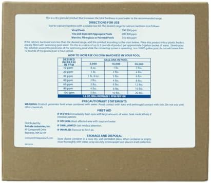 Pool Mate 8-Pounds Premium Calcium Hardness Increaser for Pools | Calcium Up, 100% Calcium Chloride, 8 ounces raises calcium hardness level 10 ppm per 5,000 gallons of water