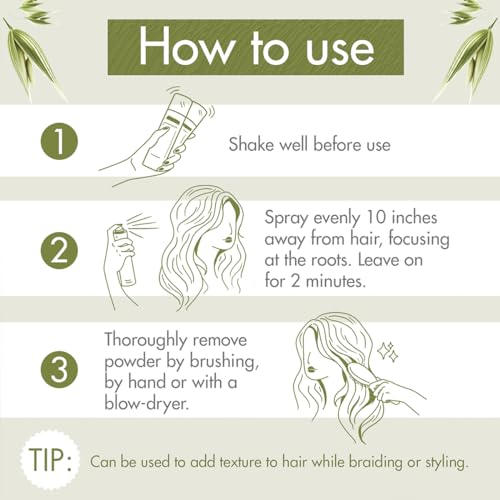Klorane Dry Shampoo with Oat Milk - Non-Aerosol