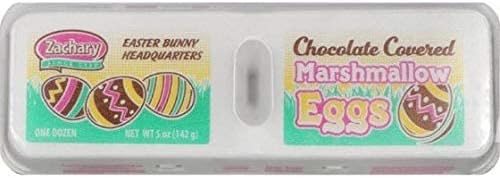 Zachary chocolate covered marshmellow eggs 1 dozen