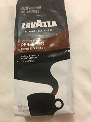 Lavazza Opera Intenso Ground Coffee 12oz Bag, Dark Roast, Bold and Balanced Taste, Intensity 4/5, Arabica and Robusta, Ideal for Drip Brewers, (Pack of 1) - Package May Vary
