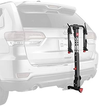 Allen Sports Deluxe+ Locking Quick Release 2-Bike Carrier for 1 1/4 in. and 2 in. Hitch, Model 820QR , Black