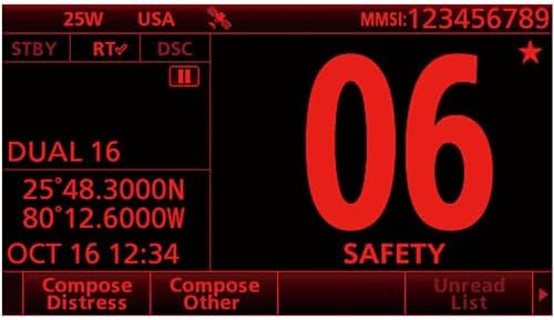 Icom IC-M605 31 USA VHF Marine Transceiver Radio, Fixed Mount
