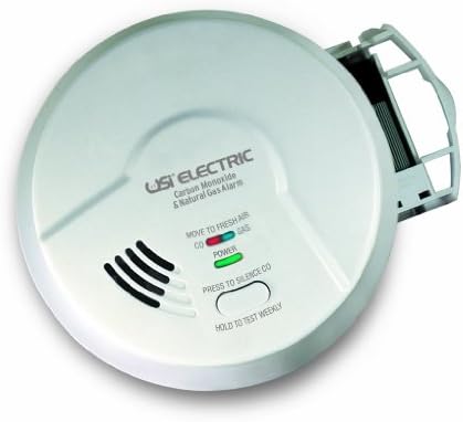 Universal Security Instruments Hardwired 2-in-1 Carbon Monoxide & Natural Gas Smart Alarm with Battery Backup, Model MCN108