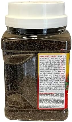 Rabbit Scram All Natural Granular Repellent - All-Natural, Animal, People and Pet Safe Granule (2.5 lb Shaker)