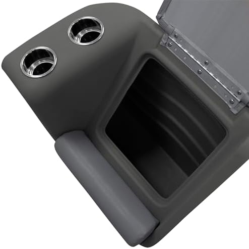 Wise BM13006L-986 Premier Series Pontoon Left Lean Back Recliner, Platinum/Spectra Navy/Cobalt