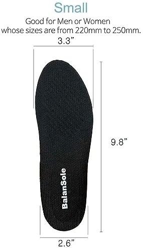 1 Inch Leg Length Discrepancy Full Length Insoles Lifts for Uneven HIPS (2 Lefts Large)