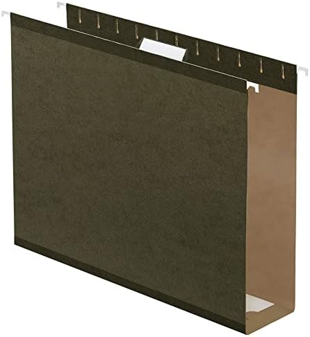 Office Depot Box Bottom Hanging File Folders, 2in. Expansion, Legal Size, Standard Green, Pack Of 25, 406090OD