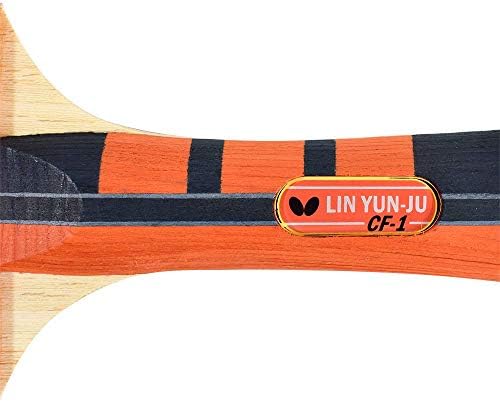 Butterfly Lin Yun-Ju Shakehand Ping Pong Paddle - Lightweight & Offers A High Degree of Control for Developing Table Tennis Players - Recommended