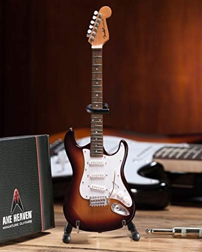 Officially Licensed Mini Sunburst Fender Strat Guitar Replica