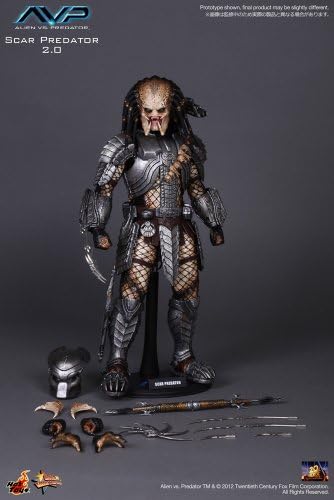 Sideshow Scar Predator Alien vs Predator Sixth Scale Figure by