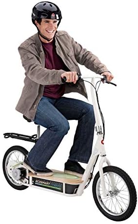 Razor EcoSmart Metro Electric Scooter for Adults - 500W High Torque Motor, Up to 18MPH, 16" Air Filled Tires, Rear Wheel Drive