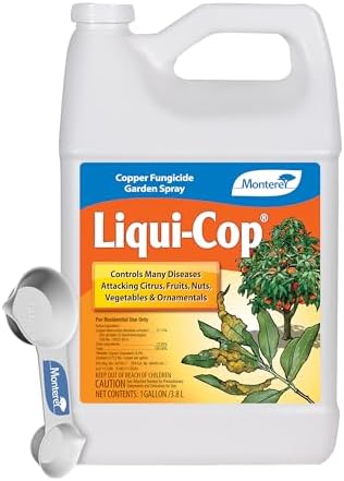 Monterey Liqui-Cop Fungicidal Spray, 32 oz with Measuring Spoon