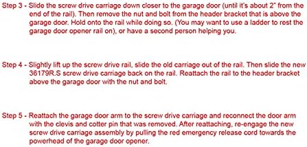 Genie Garage Door Opener Screw Drive Carriage - All Models