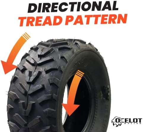 Long Mileage Sport ATV and UTV Trail Wolf Style Tread 22X11-10 P367