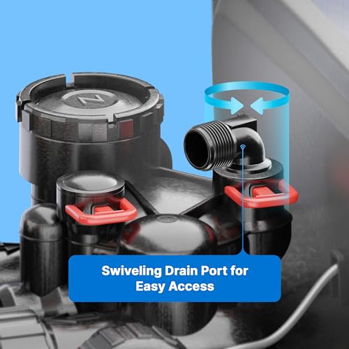 WECO SFT-CAT-581SM-1235 Hybrid Water Softener and Conditioner System for Whole House Water Treatment - 1" MPNT Connection - Cation Resin and
