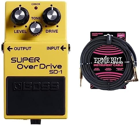 BOSS SD-1 SUPER Overdrive | Compact Overdrive Pedal | Genre-Defining Sound & Feel | Unique Clipping Circuitry Produces Tube-Like Characteristics | Dynamic Tone Options | Easy-To-Use Controls | Compact Overdrive Pedal. Genre-Defining Sound and Feel, Uniqu…