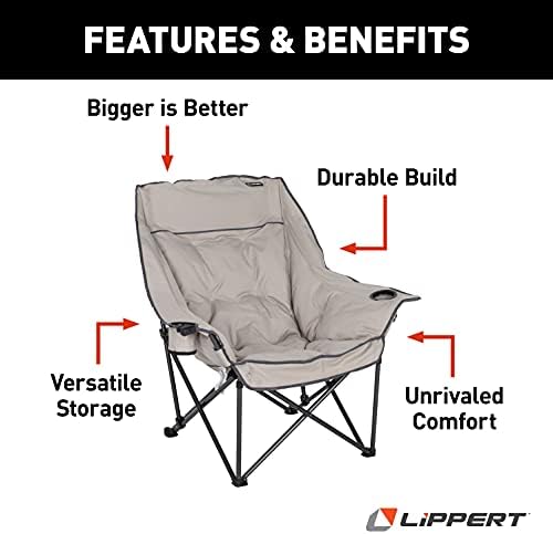 Lippert Components 2021128653 Big Bear Camping Chair - Sand