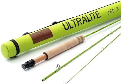 Maxcatch Ultralite-X Fly Fishing Rod for Small Streamers, Super Light Weight, Trout Fishing, 1/2/3wt, Small River