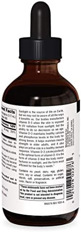 Source Naturals Vitamin D-3 Liquid Drops 2000 iu Supports Bone & Immune Health - 4 Fluid oz | Bioactive Form For Bone And Immune Health*