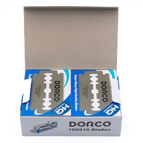 Dorco ST300 Platinum Extra Double Edge Razor Blades - 200 Count