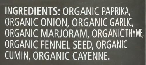 Frontier Co-op Organic Cajun Seasoning, Louisiana-Style Spice Blend for Meats, Seafood, Jambalaya