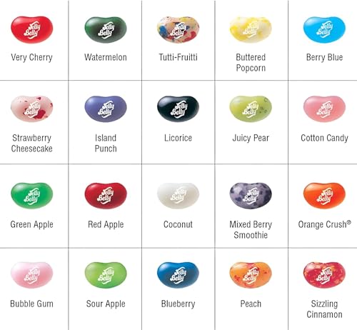 Jelly Belly Jelly Beans, 30 Flavors, 7-oz Clear Can