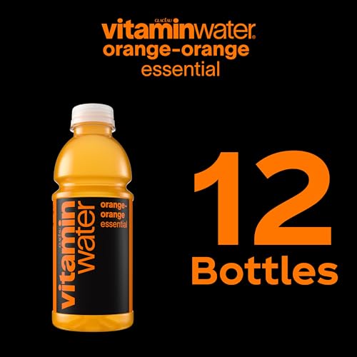 vitaminwater Refresh Tropical Mango, Flavored Water Beverage Bottles, 20 fl oz, 12 Pack
