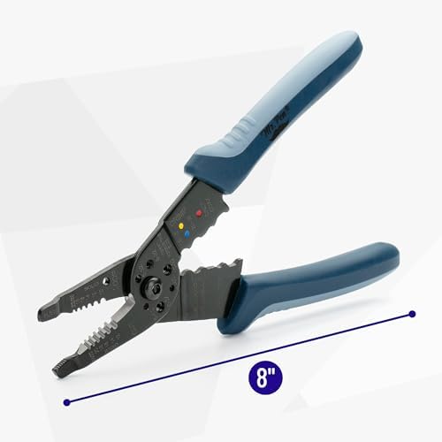 Mr. Pen- Wire Stripper, 8 inch, Wire Cutter, Wire Stripper Crimper