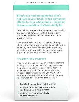 Relacore Extra | Cortisol Support for Women | Daily Stress Supplement