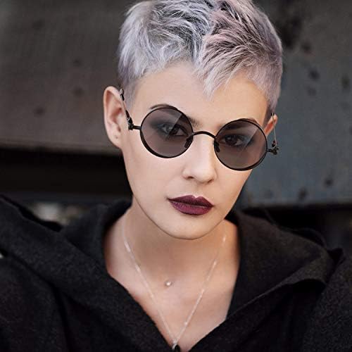 Frienda 4 Pcs Retro Steampunk Sunglasses