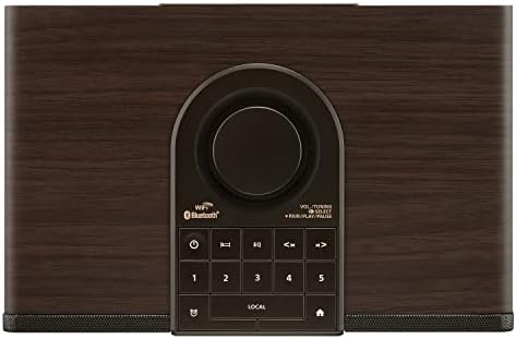 Sangean WFR-32 Internet Radio/AUX/Bluetooth/Smart Local Radio Preference Management/USB Playback and Phone Charging Digital Wooden Cabinet Radio