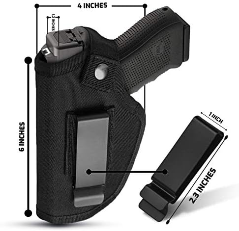 Gun Holsters for Men/Women, 380 Holster for Pistols, Universal Airsoft Right/Left, IWB/OWB 9mm Holsters for Concealed Carry, Fits Glock