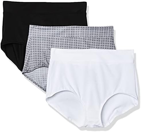 Warner's Women's Blissful Benefits No Muffin Top 3 Pack Brief Panty