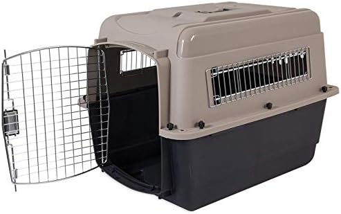 Petmate Ultra Vari Dog Kennel for Small to Medium Dogs (Durable, Heavy Duty Dog Travel Crate, Made with Recycled Materials, 28 in. Long) 25 to 30 lbs
