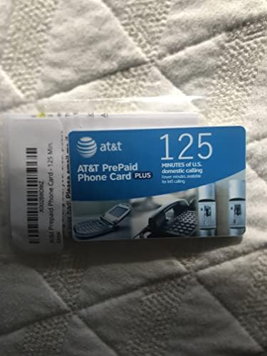 At&t Prepaid Phone Card - 125 Min.