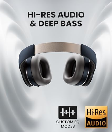 Cleer Audio Enduro ANC Noise Canceling Headphones, Dark Navy