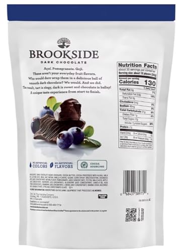 Brookside Dark Chocolate, Acai/Blueberry, Basic, 32 Oz