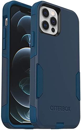 OtterBox iPhone 12 & iPhone 12 Pro Commuter Series Case - Black, Slim & Tough, Pocket-Friendly, with Port Protection