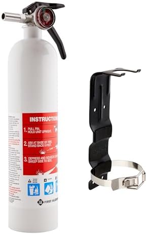 First Alert Fire Extinguisher, Standard Garage Use | GARAGE10 UL RATED 10-B:C, Red 1-Pack