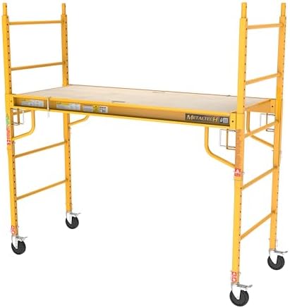 Metaltech Multipurpose 6'. Baker-Style Scaffold - 1, 000-Lb. Capacity, Steel, Model# I-CISC