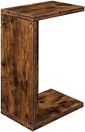 Convenience Concepts Northfield Admiral C Shaped End Table 18" - Contemporary Modern C Shaped Side Table