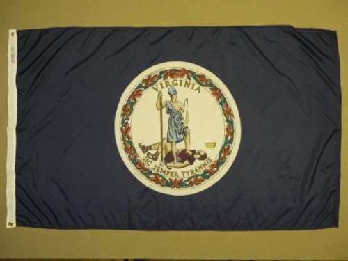 Annin Flagmakers Virginia State Flag USA-Made to Official State Design Specifications, 3 x 5 Feet (Model 145660) | USA-Made to Official State Design Specifications