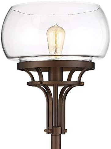 Charleston 72 1/2" Tall Industrial Bronze Torchiere Floor Lamp