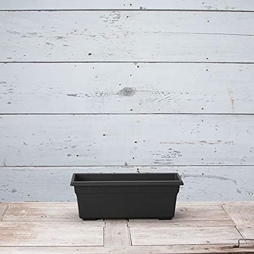 Countryside Flower Box Planter - 30" Black